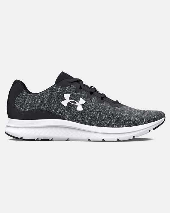 Women's UA Charged Impulse 3 Knit Running Shoes in Black image number 0